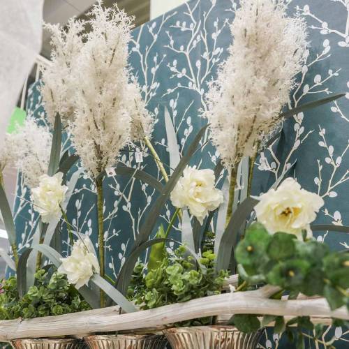 Pampas Grass White Umělá Suchá Tráva Umělé rostliny