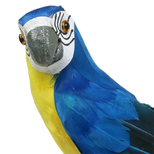 Floristik24 Dekorativní papoušek modrý 44cm