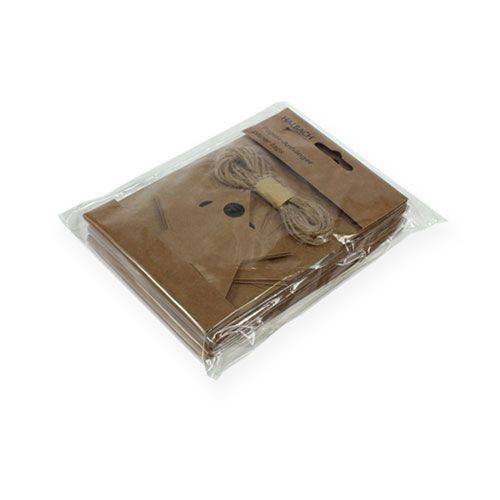 položky Manila štítky hnědé 4,5 cm x 8 cm 80p