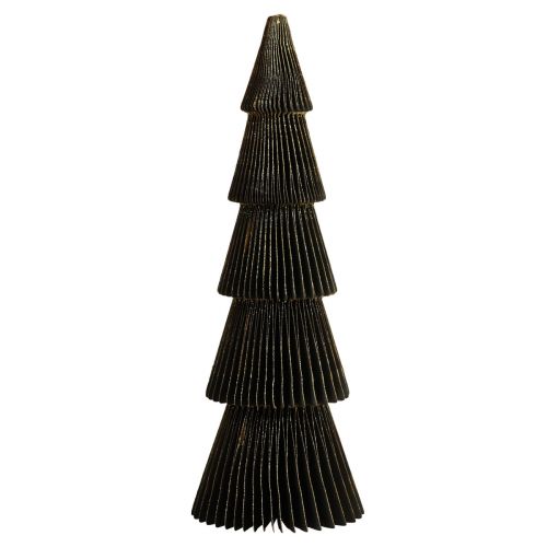 Papírový vánoční stromeček Papírový vánoční stromeček Černá H60cm