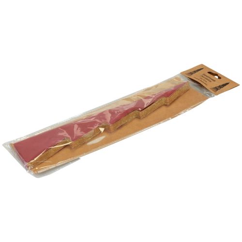položky Papírový vánoční stromeček malý vínový H30cm