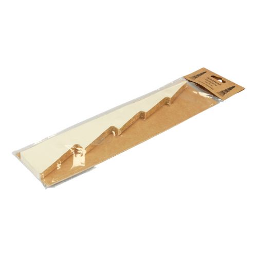 položky Papírový vánoční stromeček malý krémově zlatý V30cm