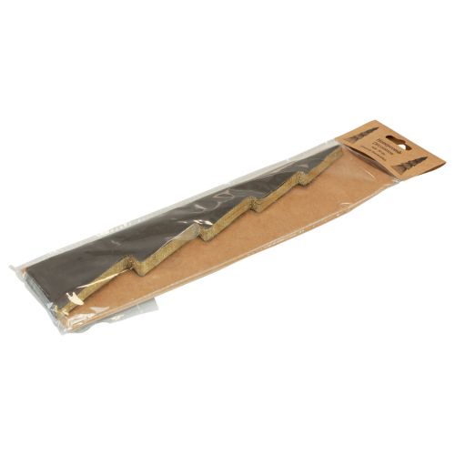 položky Papírový vánoční stromek Jedle malý černý H30cm
