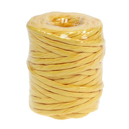 položky Papírová šňůra 6mm 23m žlutá