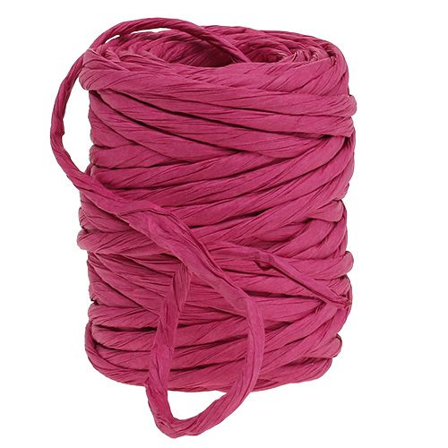 položky Papírová šňůra 6mm 23m růžová