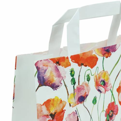 Floristik24 Papírový sáček mák 22cm x 10cm x 28cm 25ks