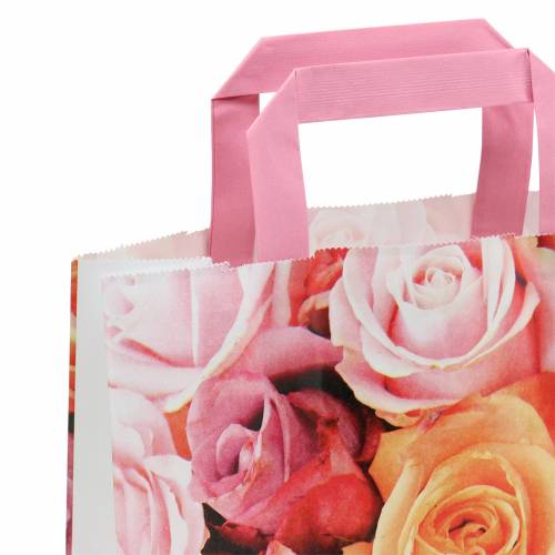 Floristik24 Papírový sáček růže 22cm x 10cm x 28cm 25ks