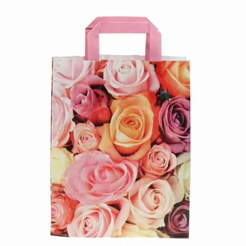Floristik24 Papírový sáček růže 22cm x 10cm x 28cm 25ks