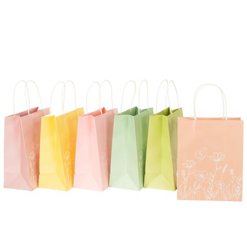 položky Papírové dárkové tašky pro atraktivní a praktické balení, 20 cm, 6 kusů