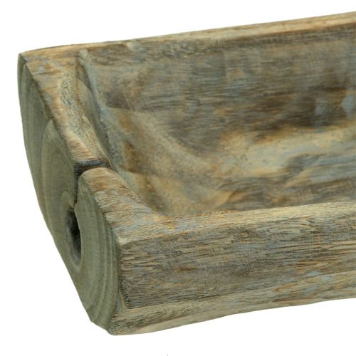 Floristik24 Dekorativní miska Paulownia dřevo 37cm x 14cm V7cm