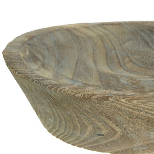 Floristik24 Dekorativní mísa paulownia wood oválná 44cm x 19cm V8cm
