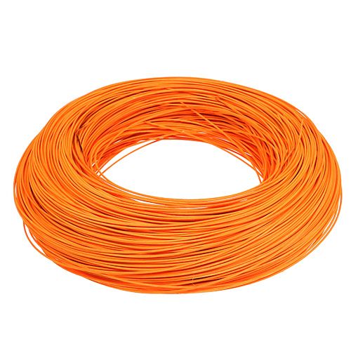 Floristik24 Ratanová hůl světle oranžová Ø1,3mm 250g