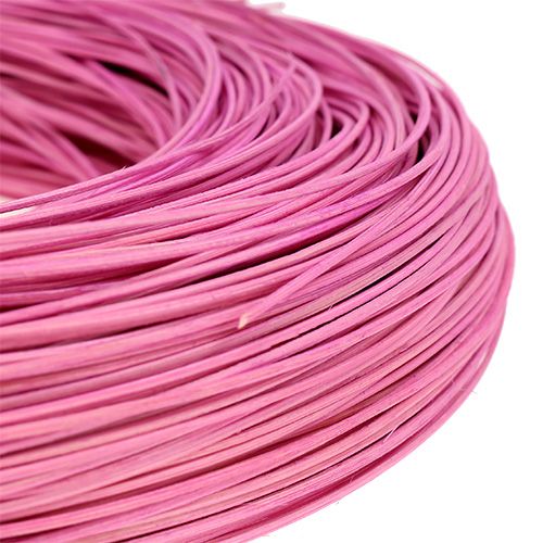 Floristik24 Ratanová hůl světle růžová Ø1,3mm 250g
