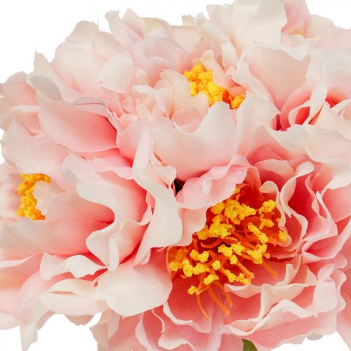 položky Paeonia Pivoňka umělý květ Pivoňka růžová Ø6cm 28cm 7 ks