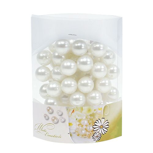Floristik24 Perly bílé Ø20mm 200g 50ks