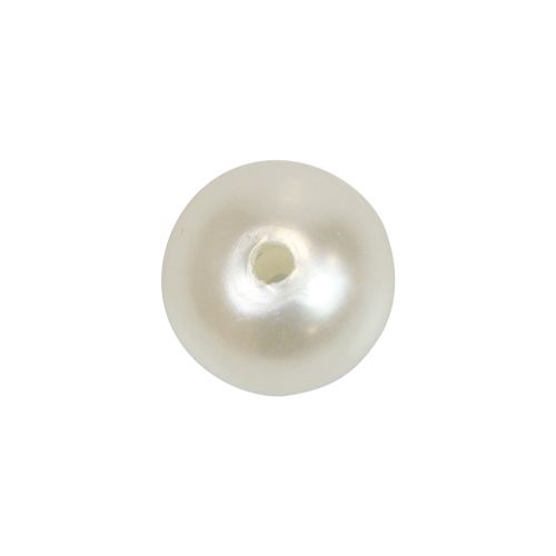 položky Korálky k navlékání řemeslných korálků krémově bílé 8mm 300g