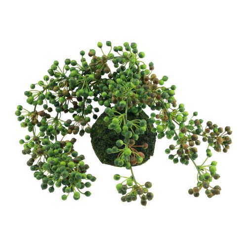 Floristik24 Šňůra z korálků umělá mechová koule umělé rostliny zelené 38cm