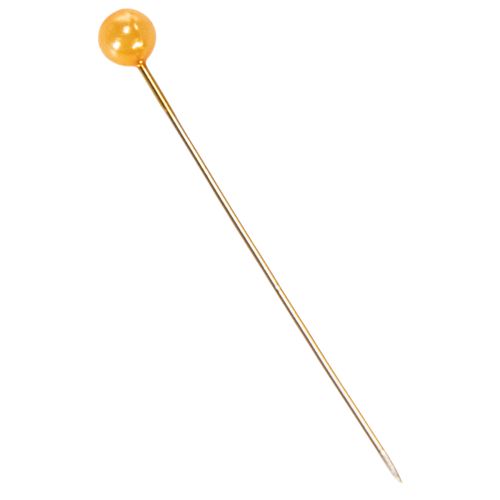 Oranžové špendlíky s perleťovou hlavičkou do květinářství, Ø4mm, 40mm, 150 kusů | Floristik24.cz