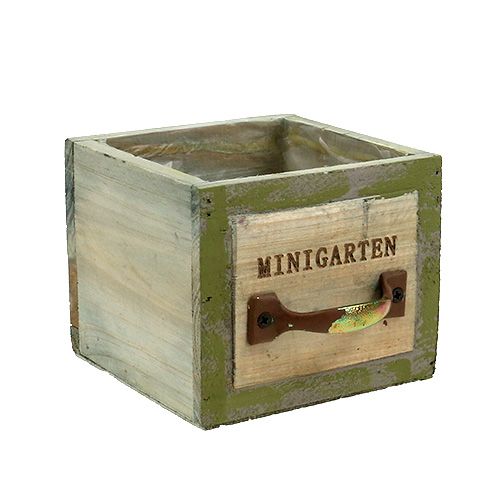 Floristik24 Dřevěná zásuvka na rostliny 11,5 cm x 11 cm