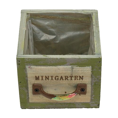 Floristik24 Dřevěná zásuvka na rostliny 11,5 cm x 11 cm