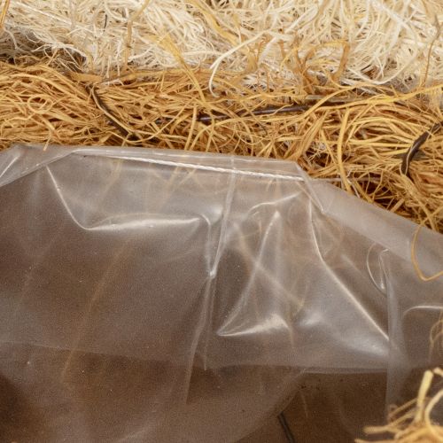 položky Figurka včely z přírodních materiálů s roztomilým designem do dětských pokojů, 24 cm, 2 díly