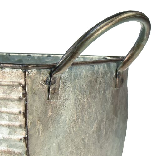 Floristik24 Sada 2 ks žlabu sázecího kovového L44cm/37,5cm