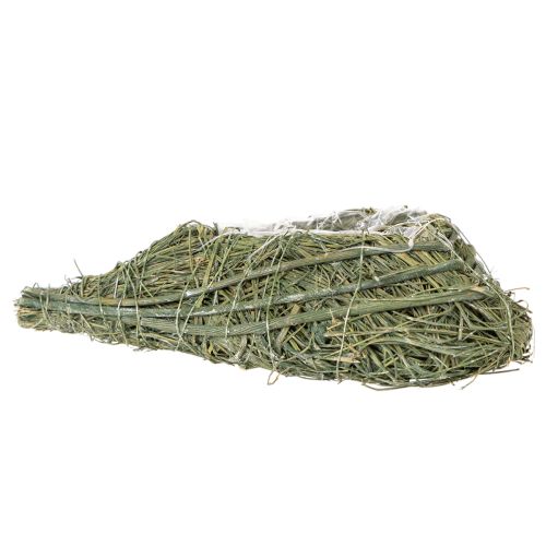 Rostlinné srdíčko z přírodního materiálu s fóliovou vložkou, 22 cm, 2 kusy | Floristik24.cz