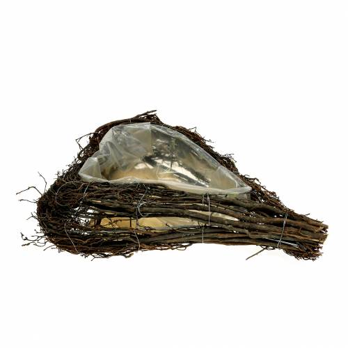 Floristik24 Rostlinné srdce větve příroda 40cm x 30cm
