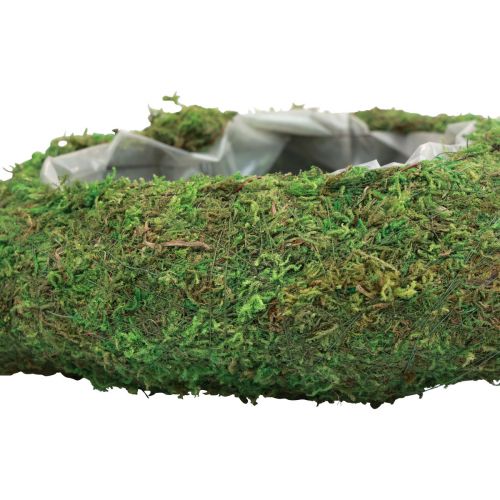Floristik24 Rostlinné srdce mechově zelená miska na rostliny srdce 26×30×8cm