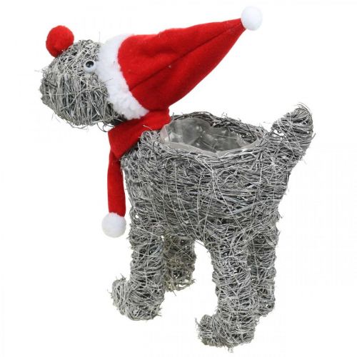 položky Pejsek na výsadbu, vánoční dekorace, košík na rostliny, adventní V30cm L29,5cm