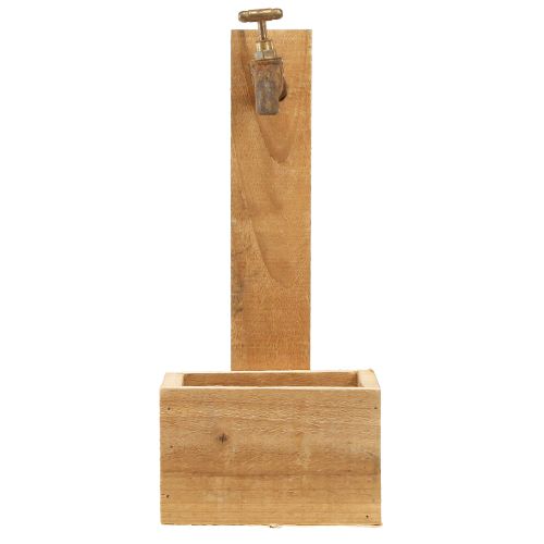 položky Květináč Dřevěný vodotrysk Optic Natural Rust L15,5cm