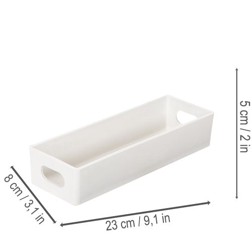 Obdélníkový podnos s úchyty pro odkládání a dekoraci stolu, 32 cm | Floristik24.cz