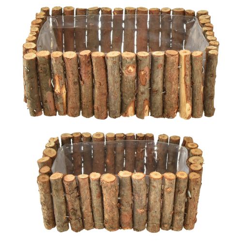 položky Dřevěný truhlík na bylinky bříza L23/28cm sada 2 ks