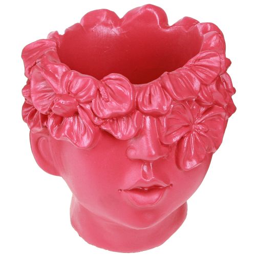 položky Plant Head Polyresin Bust Planter Pink 13,5×13×14cm