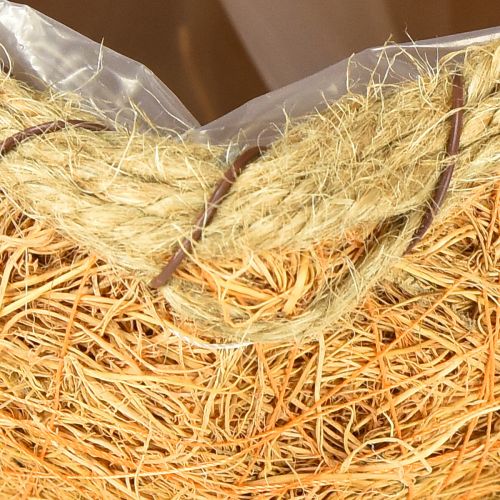 položky Rostlinný košík dýně s fólií podzimní dekorace oranžová Ø18cm V15cm