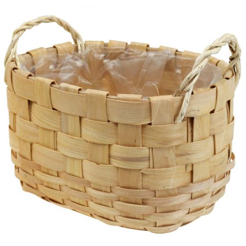 položky Košík na rostliny s uchy příroda 22/27/33 cm sada 3 ks