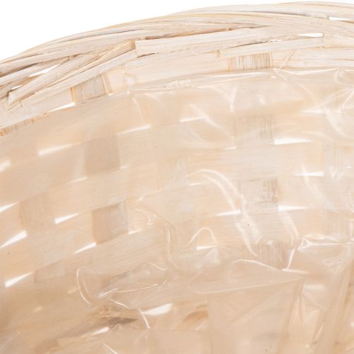 položky Pletený koš jako stylová květinová dekorace do obývacího prostoru, 23 cm, 6 kusů