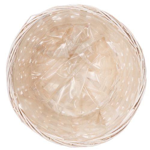 položky Proutěný košík pro všestranný interiérový design, 20 cm, 8 kusů