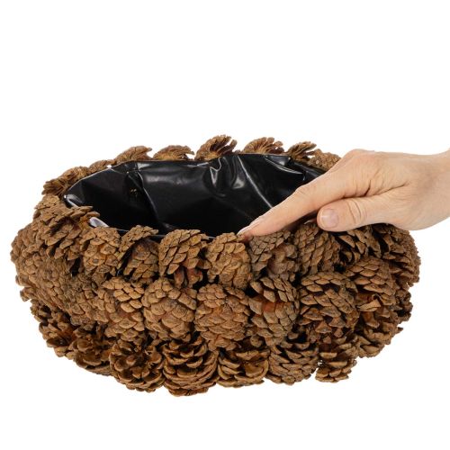Kulatá miska na výsadbu borových šišek, 30 cm | Floristik24.cz