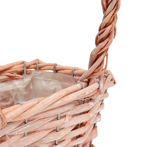 Floristik24 Košík na rostliny oranžový 20cm x 14cm H13cm