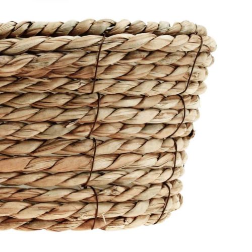 Floristik24 Košík na rostliny košík z mořské trávy oválný dekorativní košík 32×19×12cm