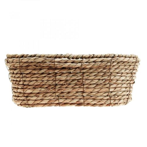 Floristik24 Košík na rostliny košík z mořské trávy oválný dekorativní košík 32×19×12cm