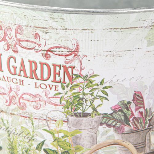 položky Květináč květináč kulatý kovový Fresh Garden H21cm