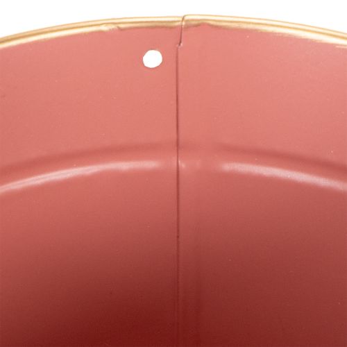 položky Kovový květináč/květináč/květináč, Ø13cm V12cm, 4 kusy