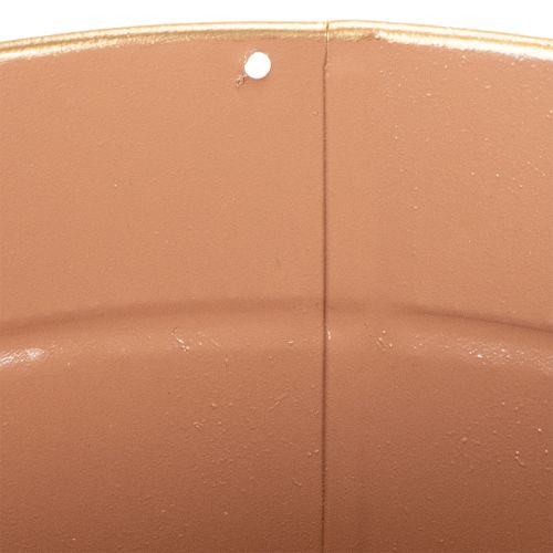 položky Kovový květináč/květináč, Ø17cm V14,5cm, 4 kusy