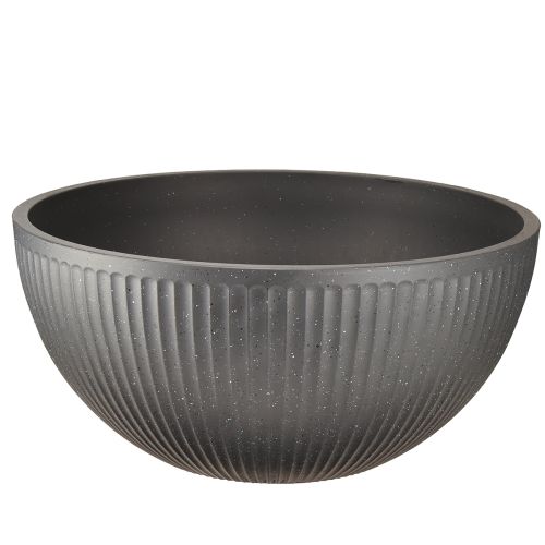Plastová miska do květináče antracitová Ø40cm V18,5cm