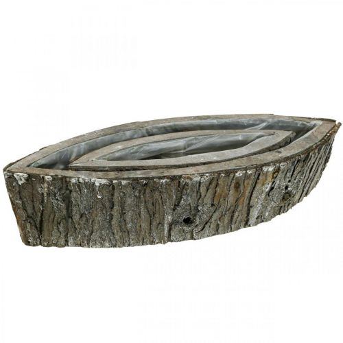 položky Miska na rostliny truhlík dřevo Jardiniere 46/31,5 cm sada 2 ks