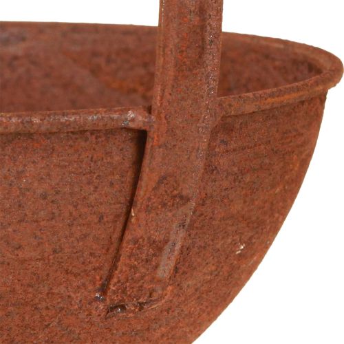 Floristik24 Miska na rostliny závěsná kuchyňská dekorace stěrka rez Ø16,5cm 2ks