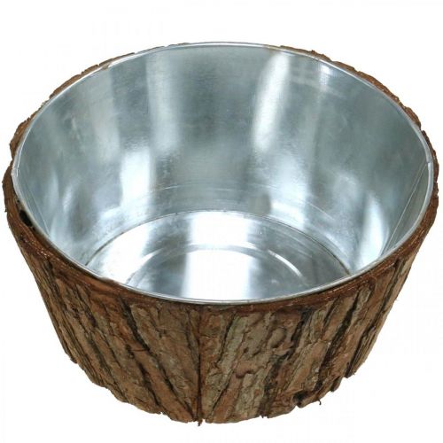 Floristik24 Miska na rostliny, květináč, miska na květiny, dekorace z kůry stromu Ø21cm H10cm