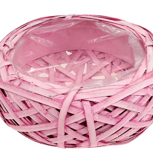 Floristik24 Květinová mísa růžová Ø25cm V9cm